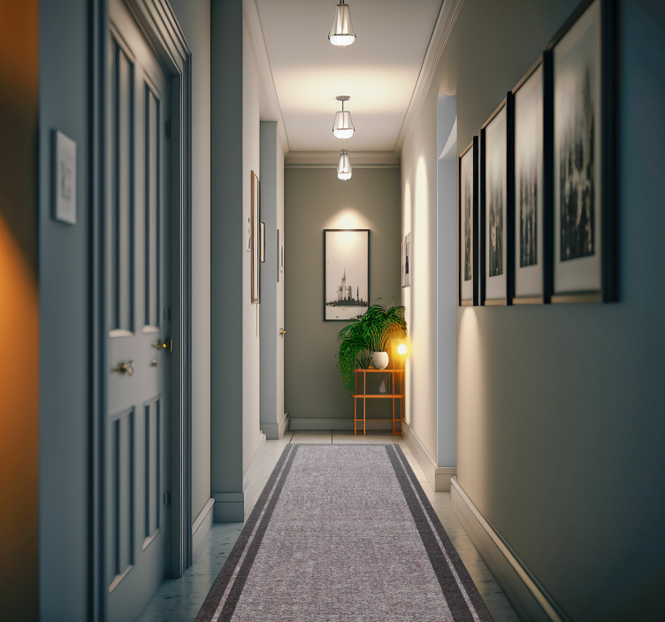 Sötét vázas modern szőnyeg - TenStickers