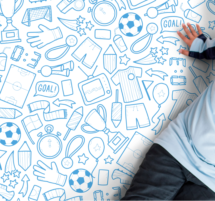 Sportelemek vinil szőnyeg Játékok - TenStickers