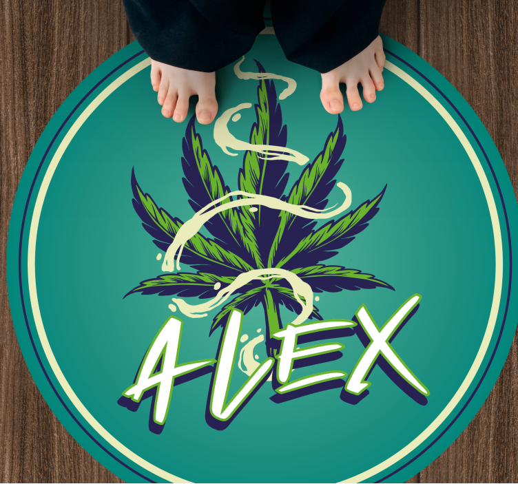 Névkör vinil szőnyeg tinik - TenStickers