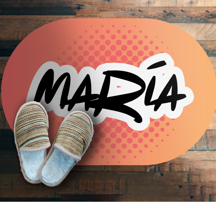 Névtervezés Vinil szőnyeg nevekkel - TenStickers