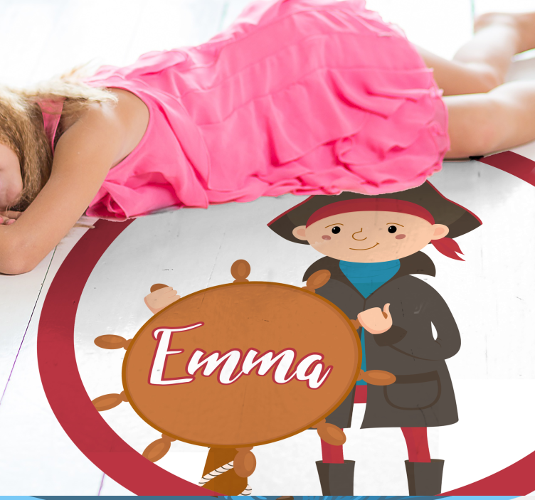 Személyre szabott női kalóz személyre szabott mat - TenStickers