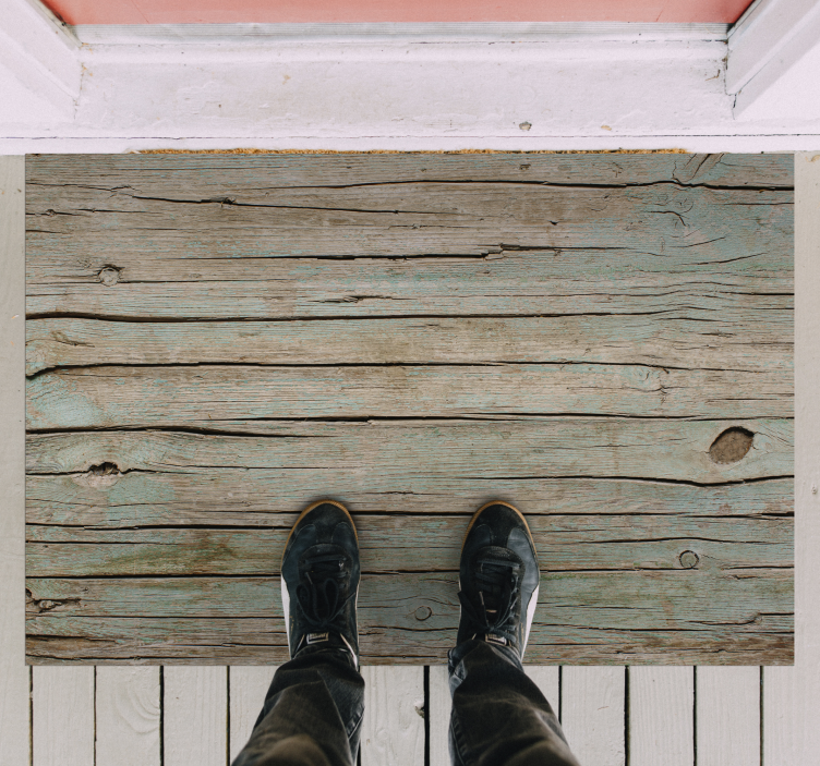 Szennyezett fa padló - TenStickers