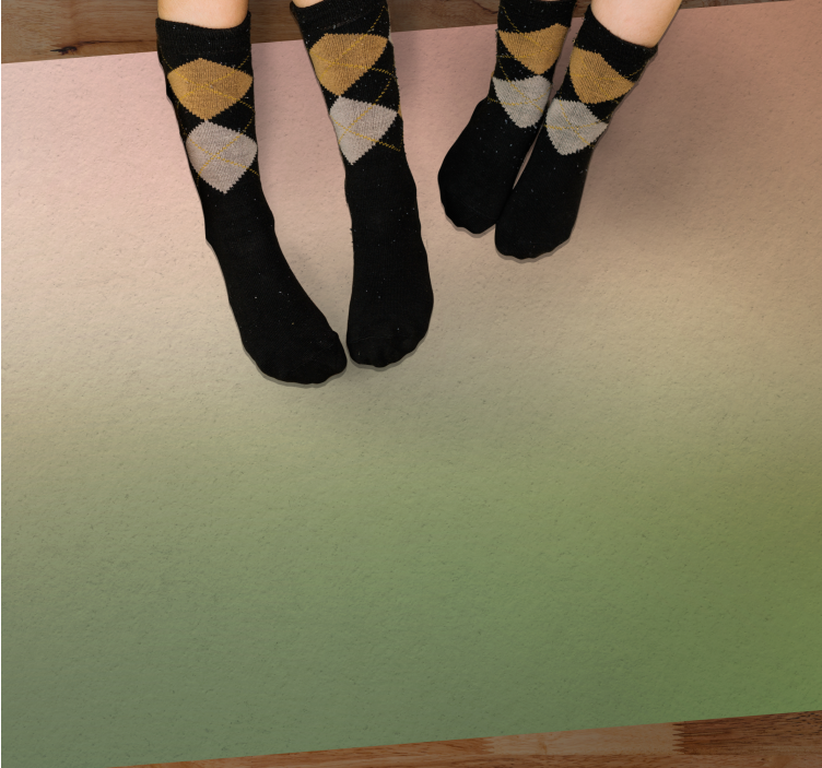 Színátmenetes színkeverék Vinil szőnyeg előszoba - TenStickers