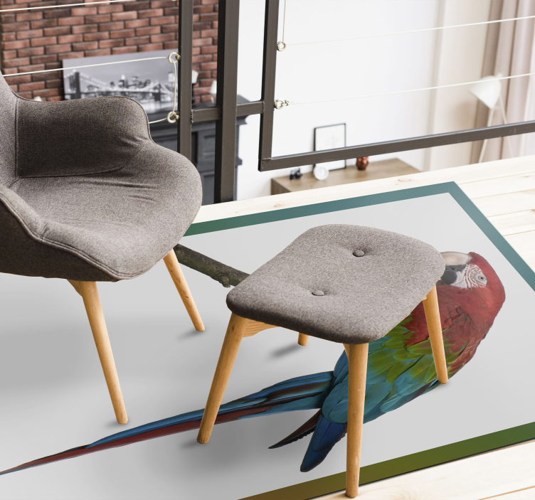 Színes ara vinil szőnyeg állat - TenStickers