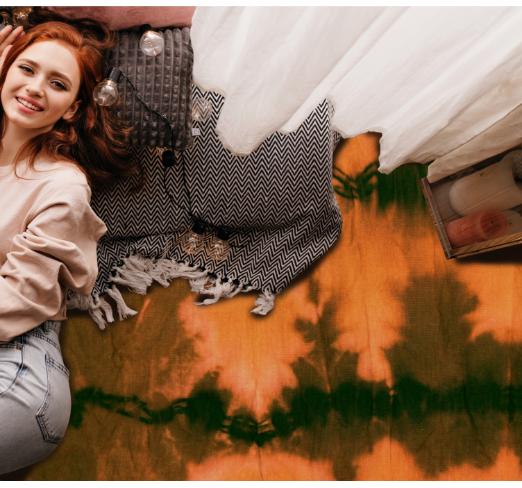 Színes batikolt vinil szőnyeg - TenStickers