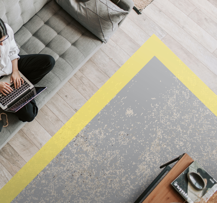 Téglalap pantone geometriai szőnyeg - TenStickers