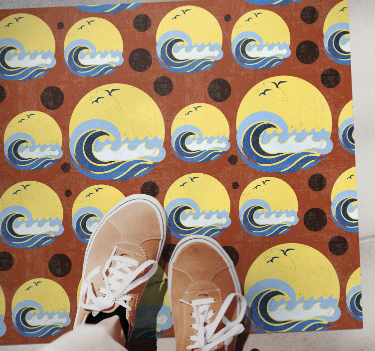 Tengerparti képek vinil szőnyeg mások - TenStickers