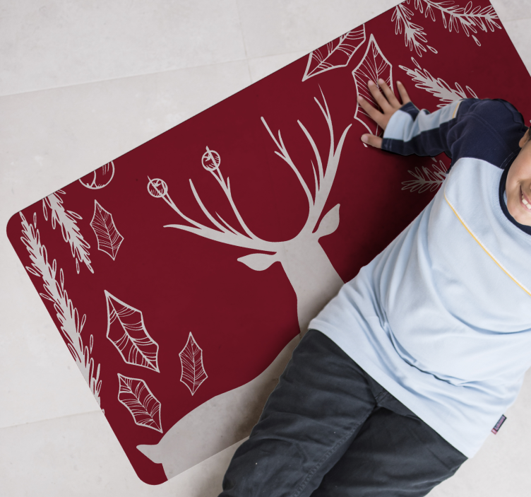 Természet ihlette illusztráció vinil szőnyeg állat - TenStickers