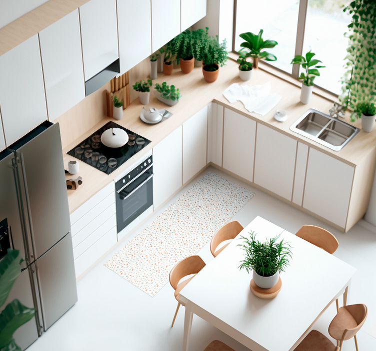 Terrazo cukorka cserép szőnyeg - TenStickers