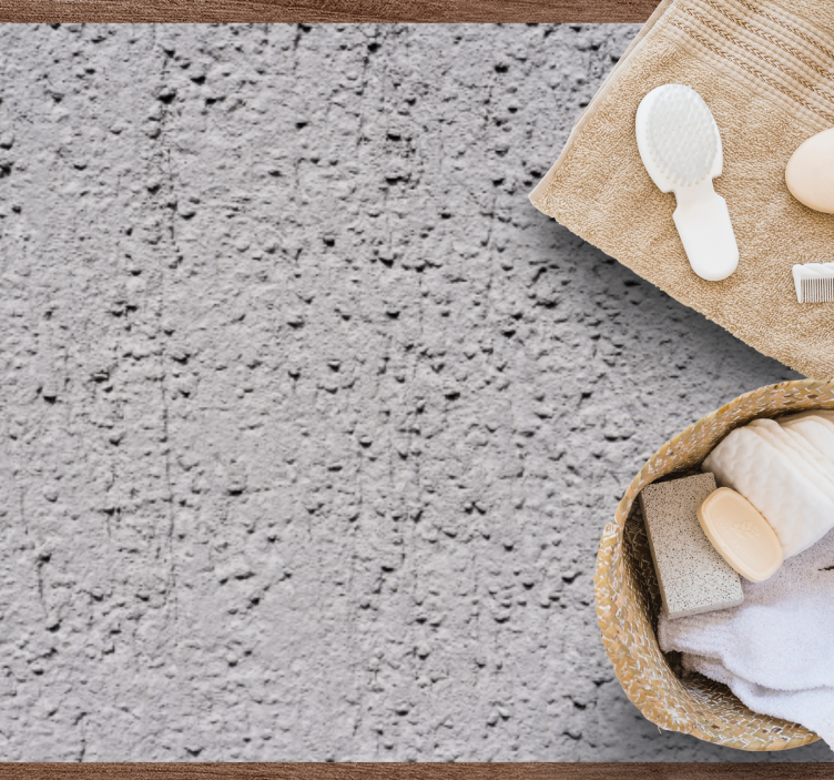 Texturált szürke beton vinil szőnyeg kőhatás - TenStickers