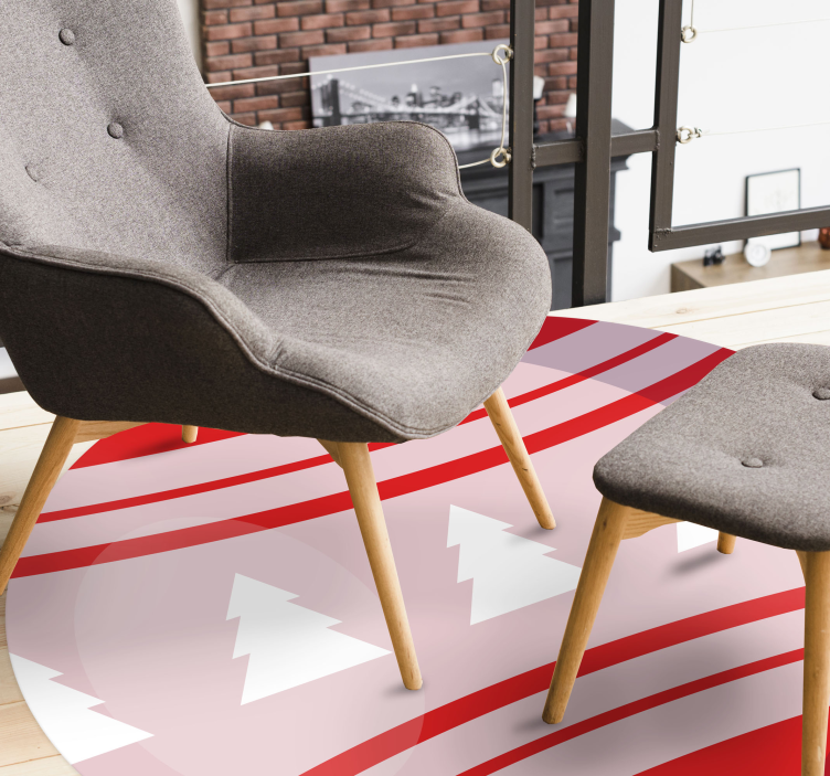 ünnepi fa motívum vinil szőnyeg karácsony - TenStickers