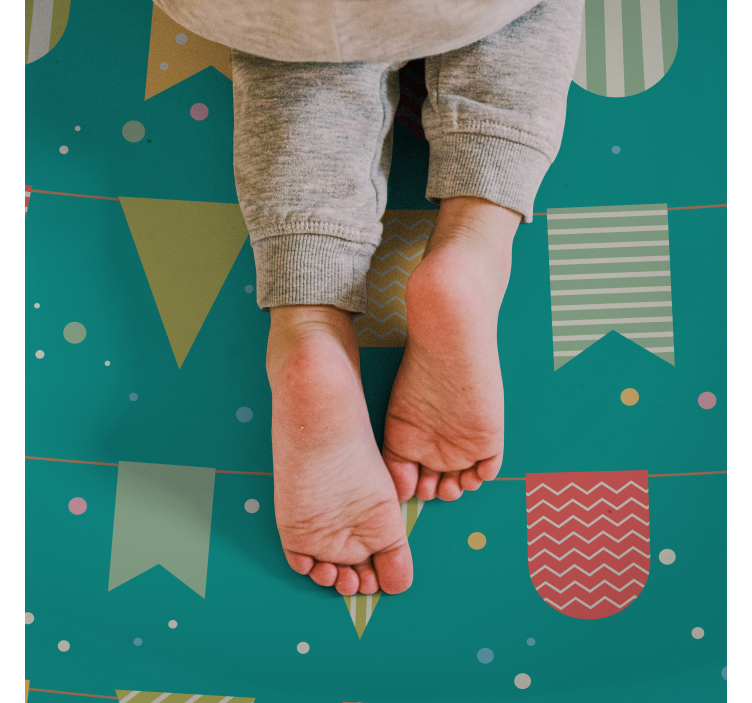 ünnepi sármány vinil szőnyeg gyerekek - TenStickers