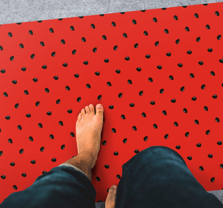 Varrat nélküli mintát görögdinnye modern szőnyeg - TenStickers