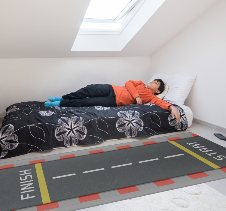 Versenypálya szőnyeg több színben - TenStickers