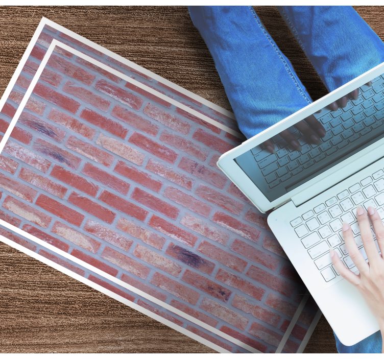 Vinil szőnyeg kőhatás téglamintás - TenStickers