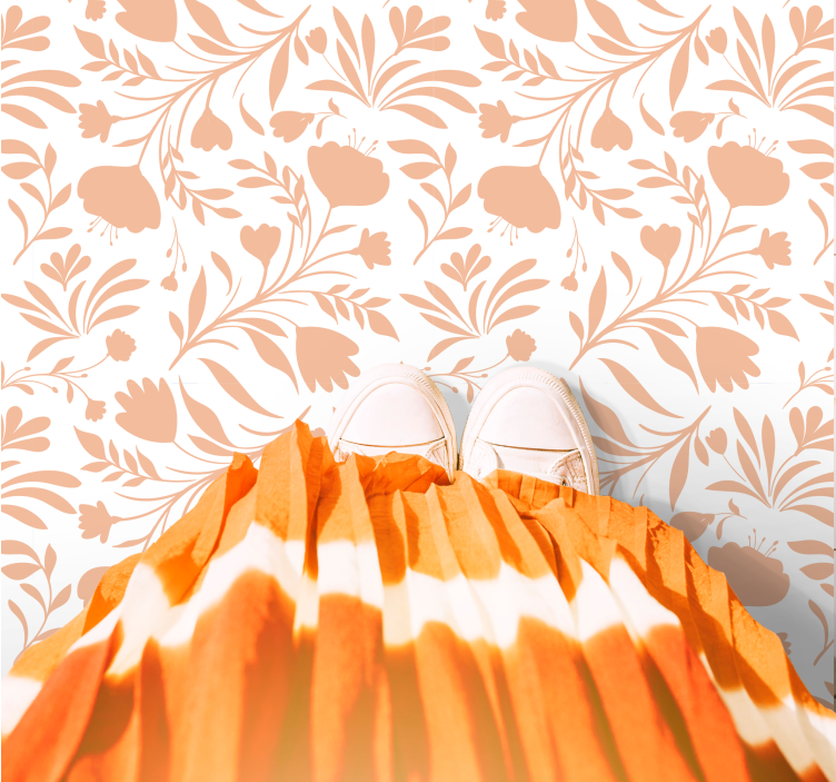 vinil szőnyeg virágok és növények virágmintás - TenStickers