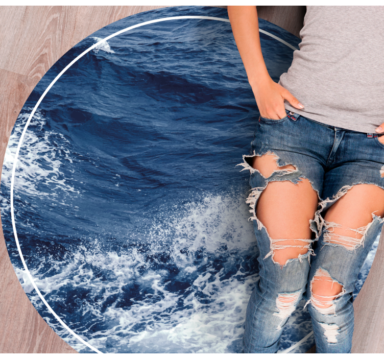 Vízhatású textúra szőnyeg - TenStickers