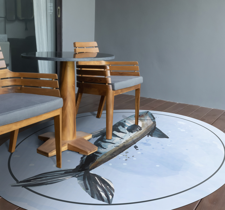 Vízi felfedezés vinil szőnyeg állat - TenStickers