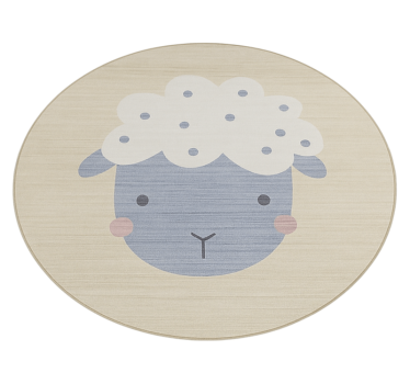 Bézs színű báránybébi vinil szőnyeg mások - TenStickers