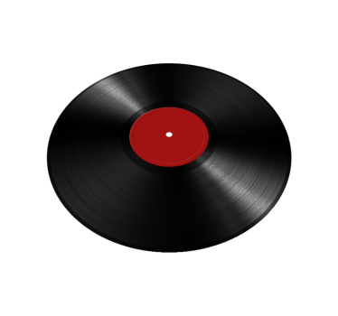 óriás bakelitlemez vinil szőnyeg étkező - TenStickers