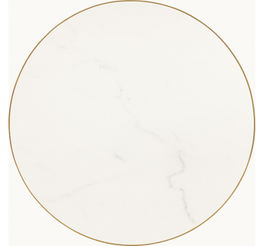 Fehér márvány véna vinil szőnyeg étkező - TenStickers