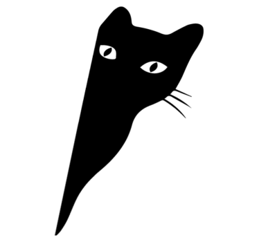 Bámuló macska vinil szőnyeg állat - TenStickers