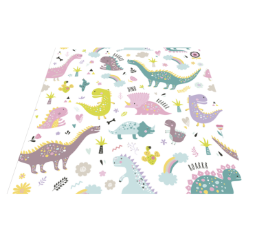 Dinoszaurusz kallax vinil szőnyeg állat - TenStickers