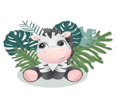 Vad afrika zebra vinil szőnyeg állat - TenStickers