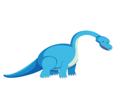 Cuki dinoszaurusz figura vinil szőnyeg Állat - TenStickers