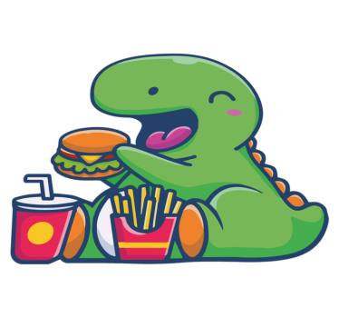 Boldog zöld dinoszaurusz vinil szőnyeg állat - TenStickers