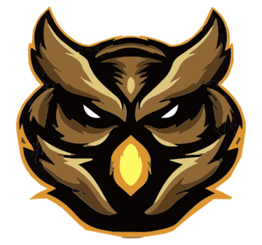 Fierce owl embléma vinil szőnyeg állat - TenStickers