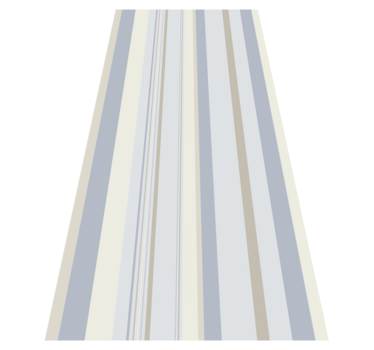 80-as kék és bézs csíkos vinil szőnyeg hálószoba - TenStickers