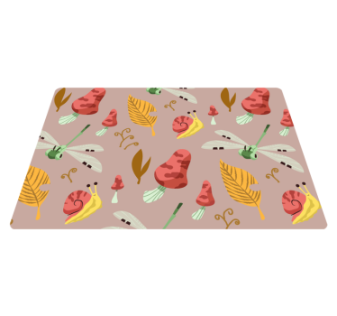 Vinil szőnyeg természet őszi fauna és flora minta - TenStickers