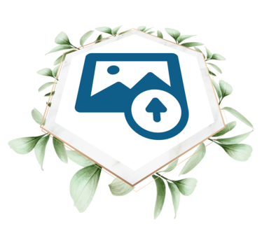 Nő levelekkel vinil szőnyeg természet - TenStickers