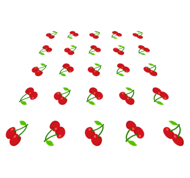 Vinil szőnyeg természet cseresznye mintás design - TenStickers