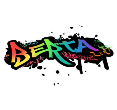 Személyre szabható graffiti vinil szőnyeg gyerekeknek - TenStickers