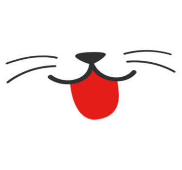 Cica orr és száj vinil szőnyeg gyerekeknek - TenStickers