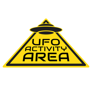 Vinil szőnyeg gyerekek - ufo tevékenység jelző matrica - TenStickers
