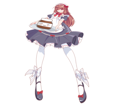 Anime lány nutellával vinil szőnyeg gyerekeknek - TenStickers