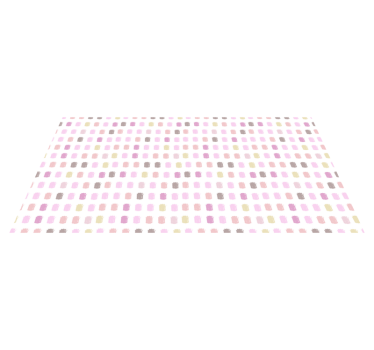 Rózsaszín árnyalatok festett csíkok vinil szőnyeg gyerekek - TenStickers