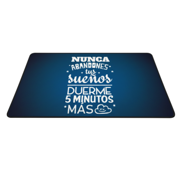 Vicces szövegek az alváshoz vinil szőnyeg hálószoba - TenStickers
