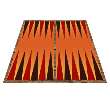 Backgammon társasjáték vinil szőnyeg - TenStickers