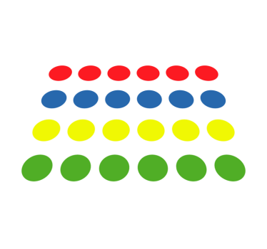 Twister játék vinil szőnyeg - TenStickers