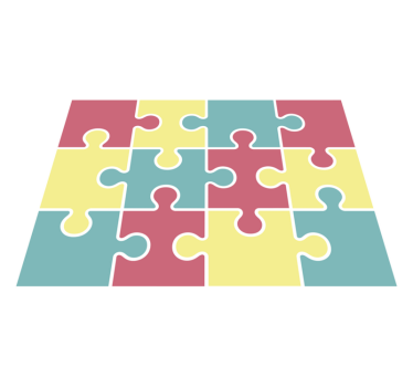 Puzzle darab játék vinil szőnyeg Játékok - TenStickers