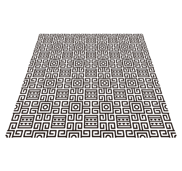 Geometriai minta kontraszt vinil szőnyeg geometriai - TenStickers