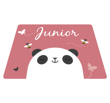 Személyre szabott panda személyre szabott vinilszőnyeg - TenStickers