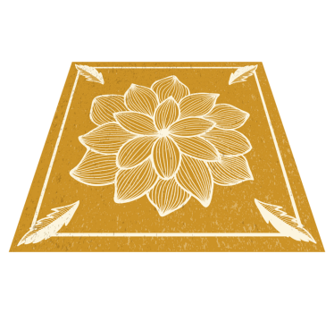 Virágos nyáj paisley nappali szőnyeg - TenStickers