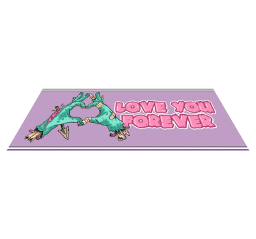 Ragaszkodó dinoszaurusz jelenet vinil szőnyeg állat - TenStickers