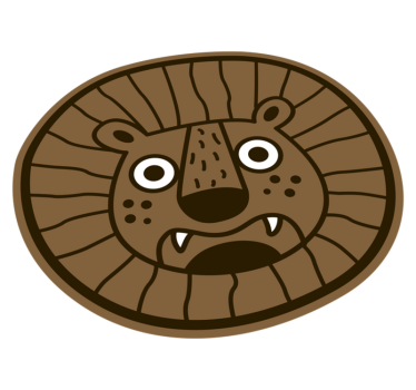 Vinil szőnyeg oroszlán gyerekeknek szőnyeg - TenStickers