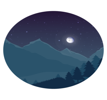 éjszakai égbolt szőnyeg - TenStickers